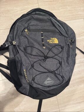 The North Face Gray & Gold Borealis Backpack